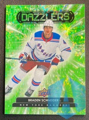 2022-23 Upper Deck Series 2 Dazzlers Green #DZ-53 Braden Schneider (RC)